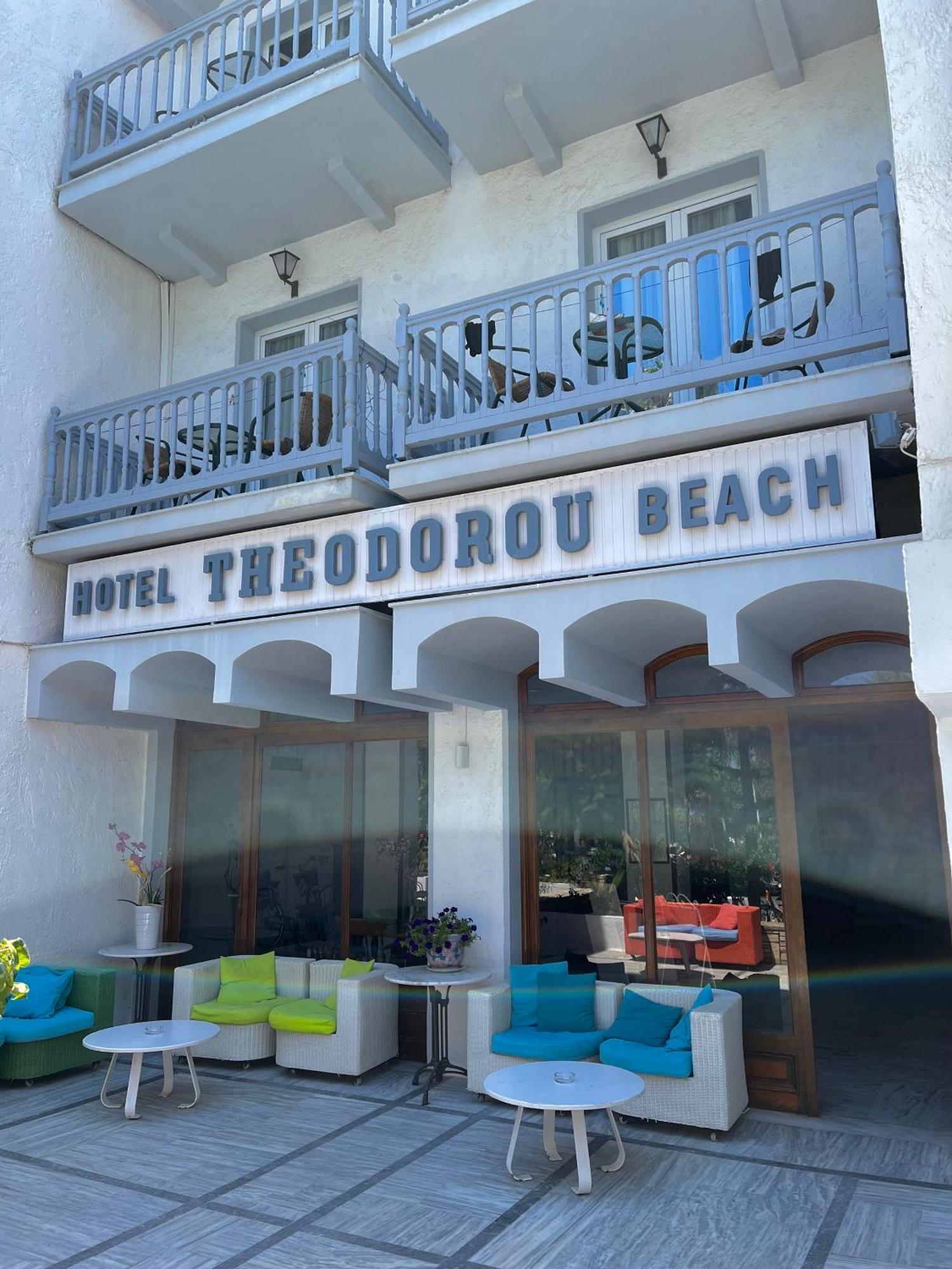 Theodorou Beach Hotel Apartments Psalidi  Exterior foto